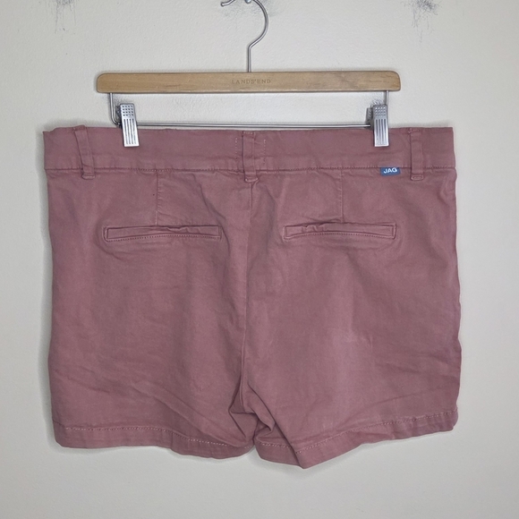 JAG | Marnie Pull On Waist Shorts in Mauve Pink Size 16 - Picture 4 of 5